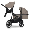 EasyGo DuoFlex Savana Beige 2+2 wózek bliźniaczy wielofunkcyjny